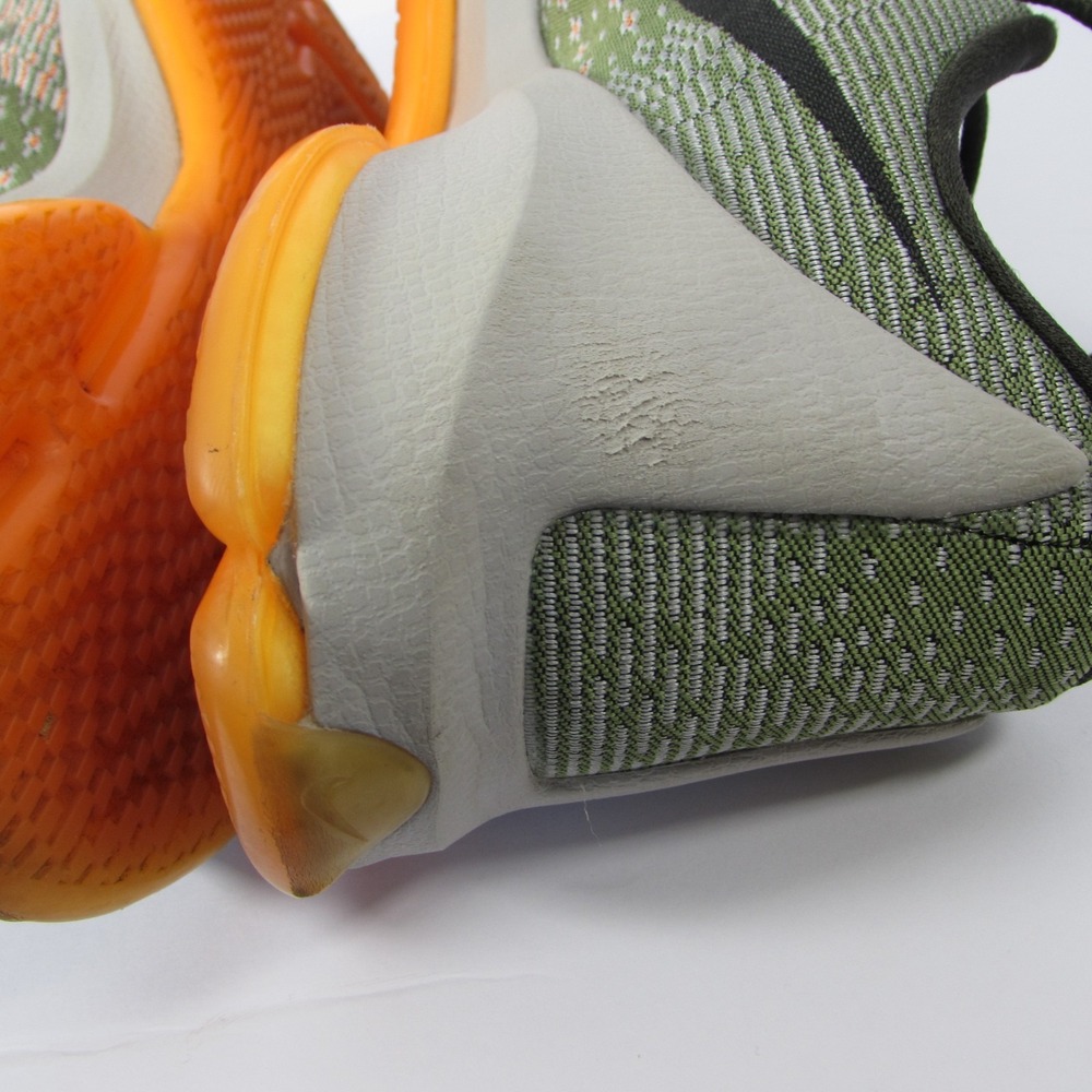 Nike KD 8 Easy Euro 2015 749375-033 Men's 9 Gray Green Orange Flyweave Sneaker - Picture 3 of 11